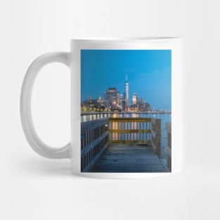 New York Pier 40 Skyline2 Mug